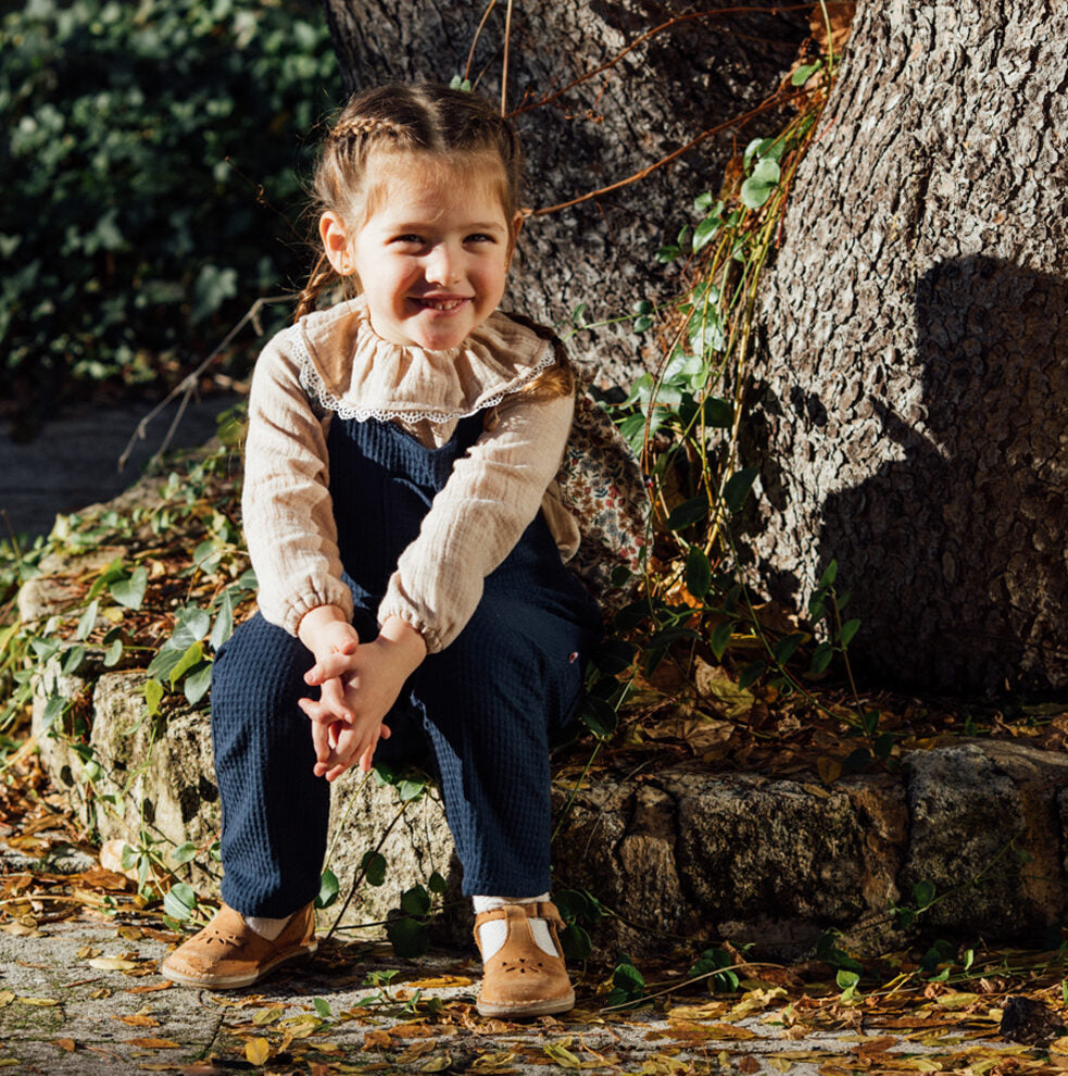 Salopette enfant nid d'abeille OLIVIER