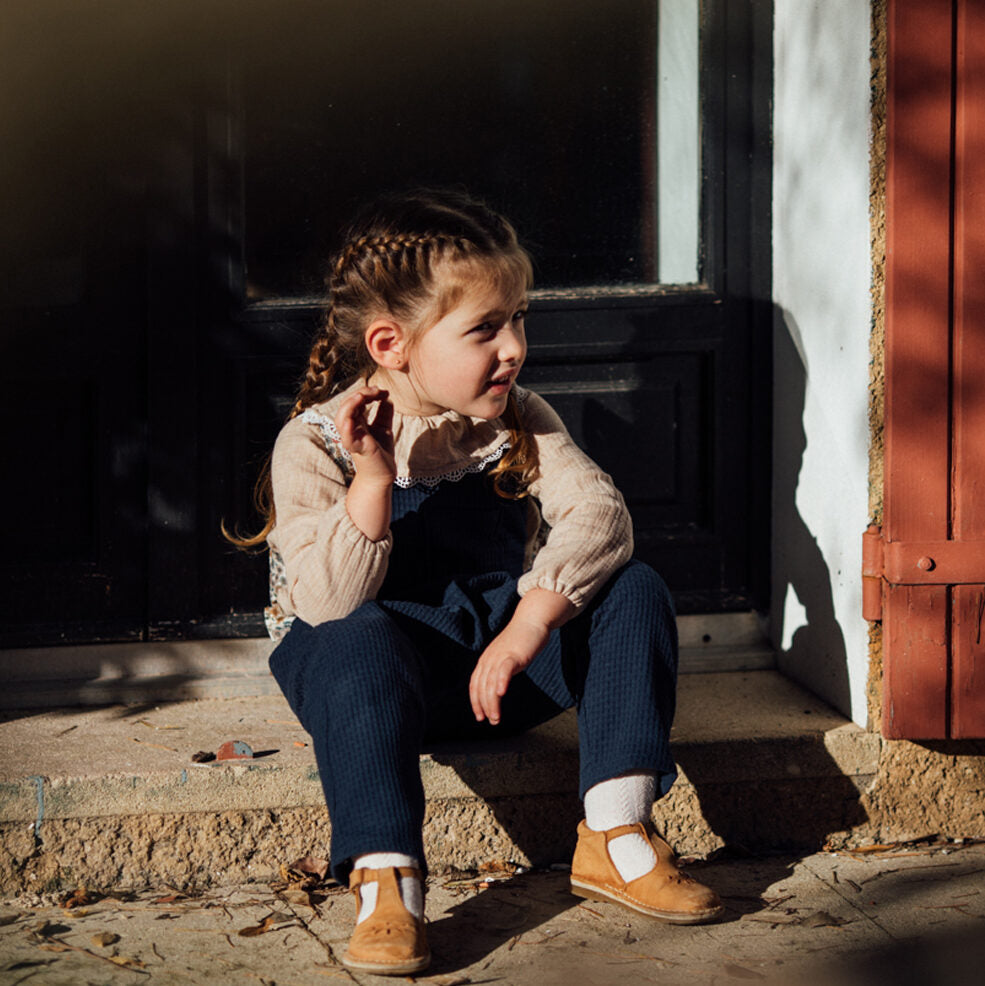 Salopette enfant nid d'abeille OLIVIER