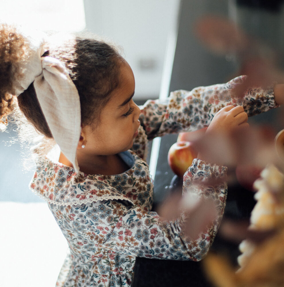 Robe fille fleuri LAVANDE