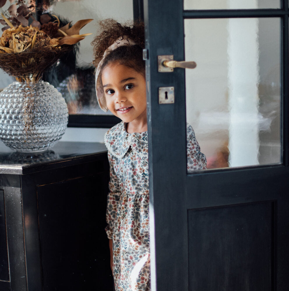 Robe fille fleuri LAVANDE