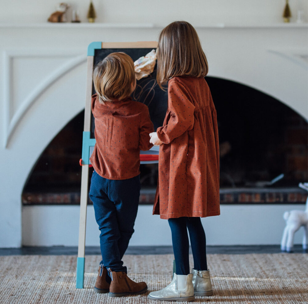 Pantalon bébé nid d'abeille ARBOUSIER