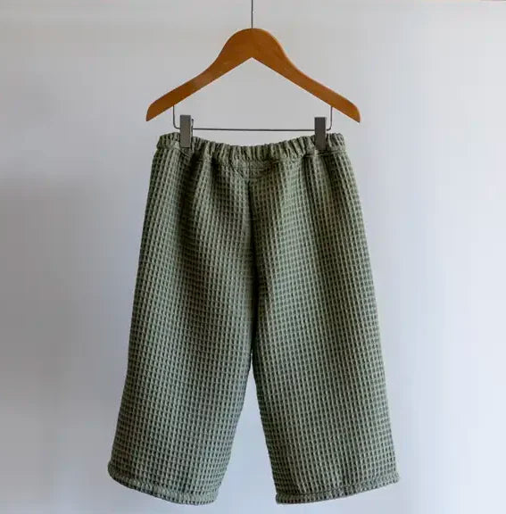 Pantalon bébé en coton bio ABRICOTIER