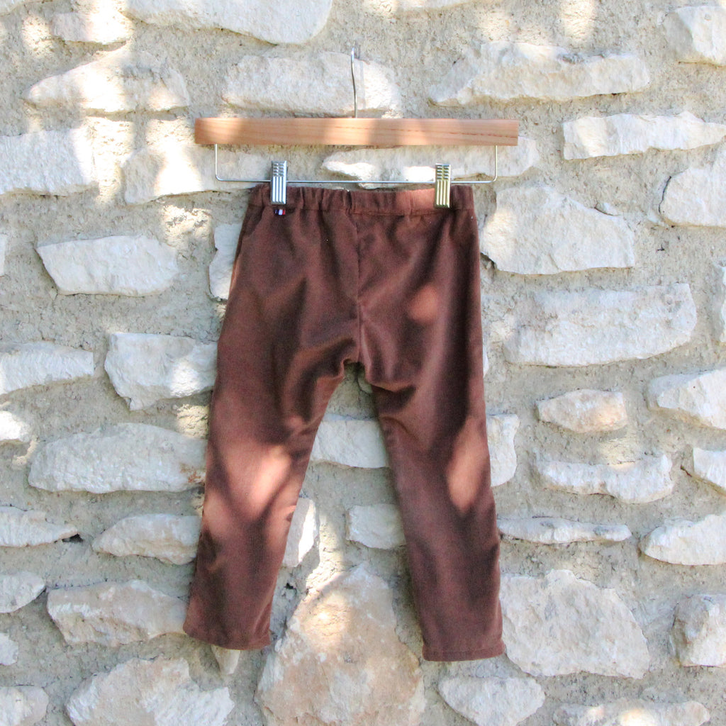 Pantalon enfant velours ARBOUSIER