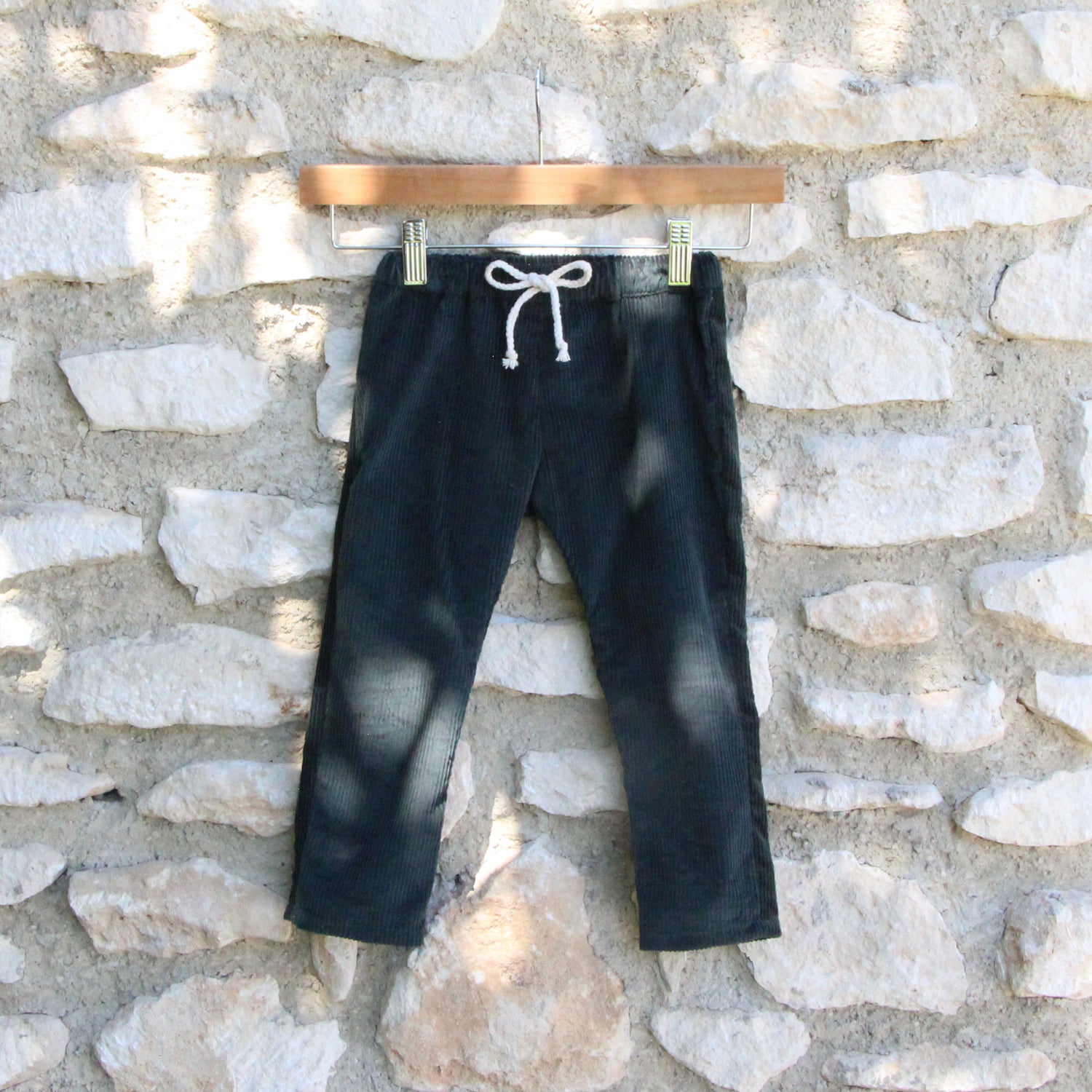 pantalon velours côtelé vert sapin