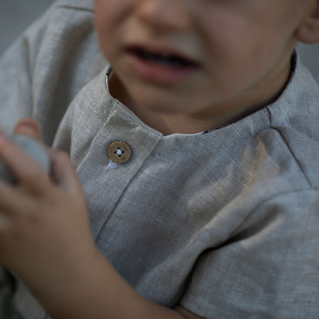top en lin bébé et enfant