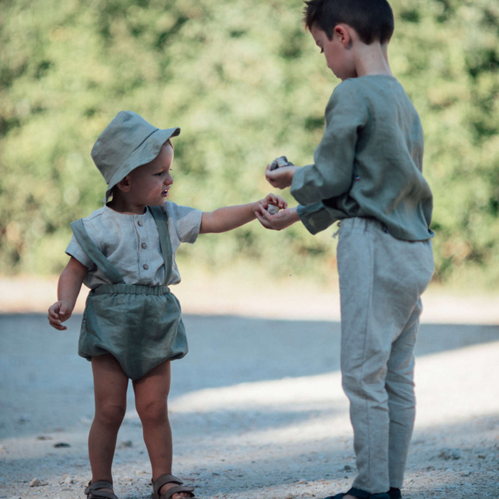 look bébé et enfant lin