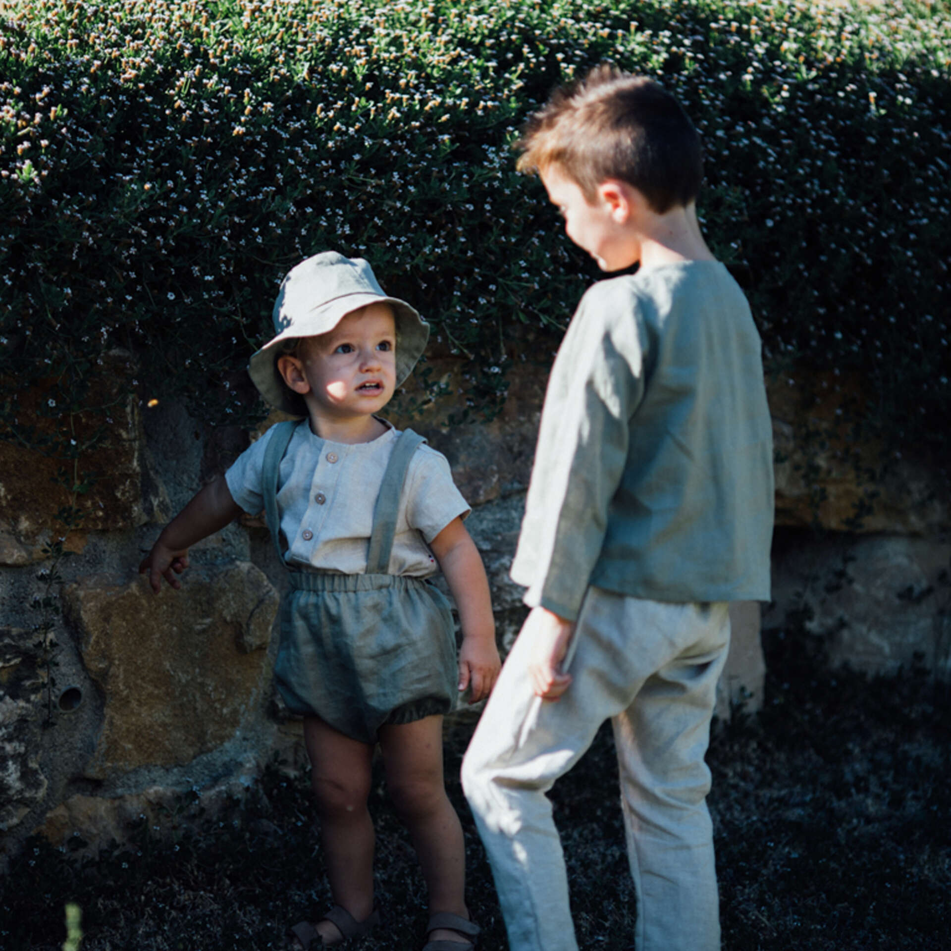 Pantalon enfant en lin ARBOUSIER