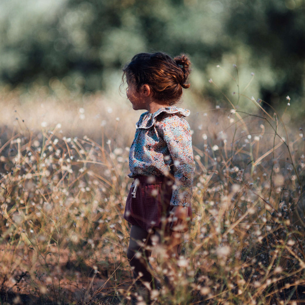 Blouse fille fleuri LAURIER