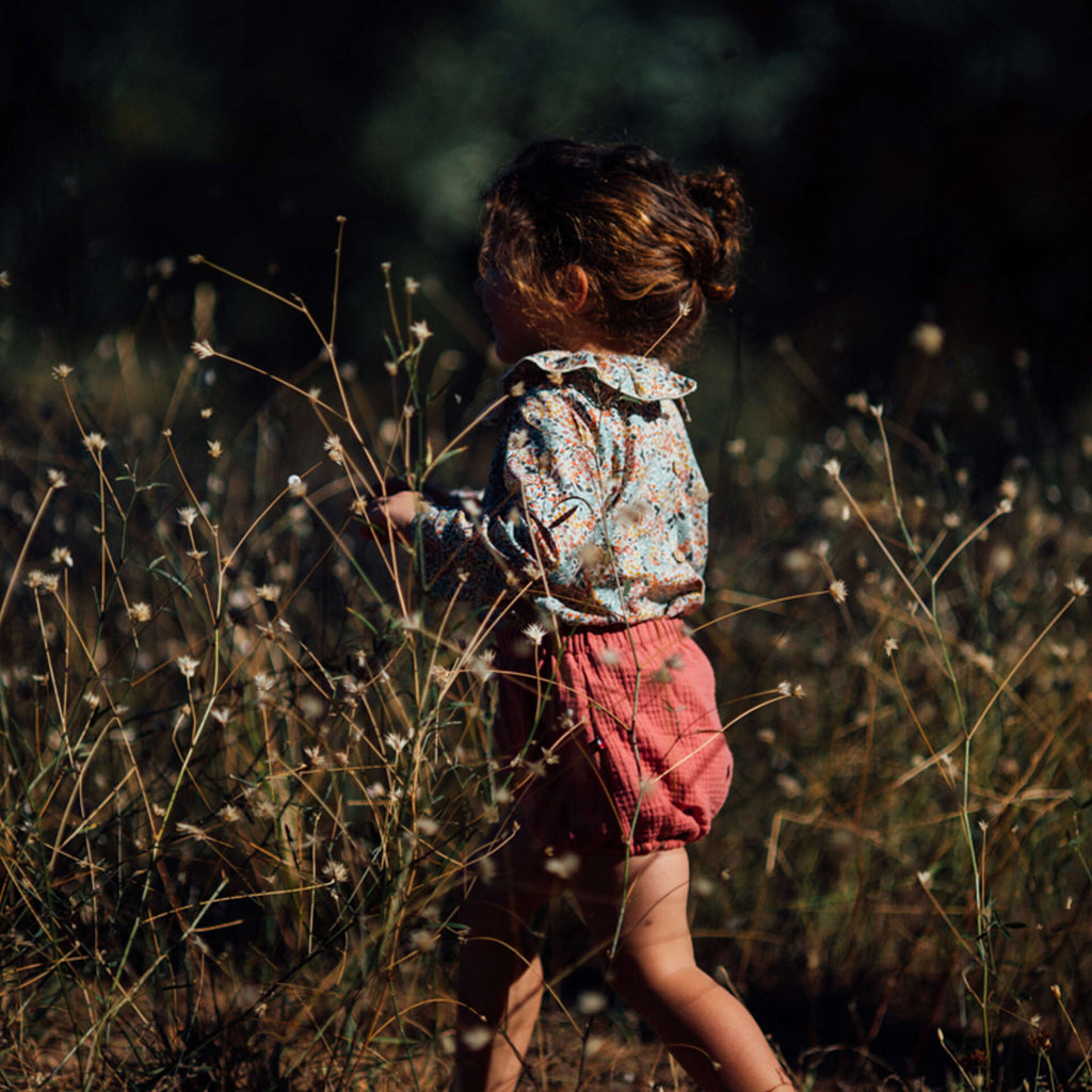 Blouse fille fleuri LAURIER