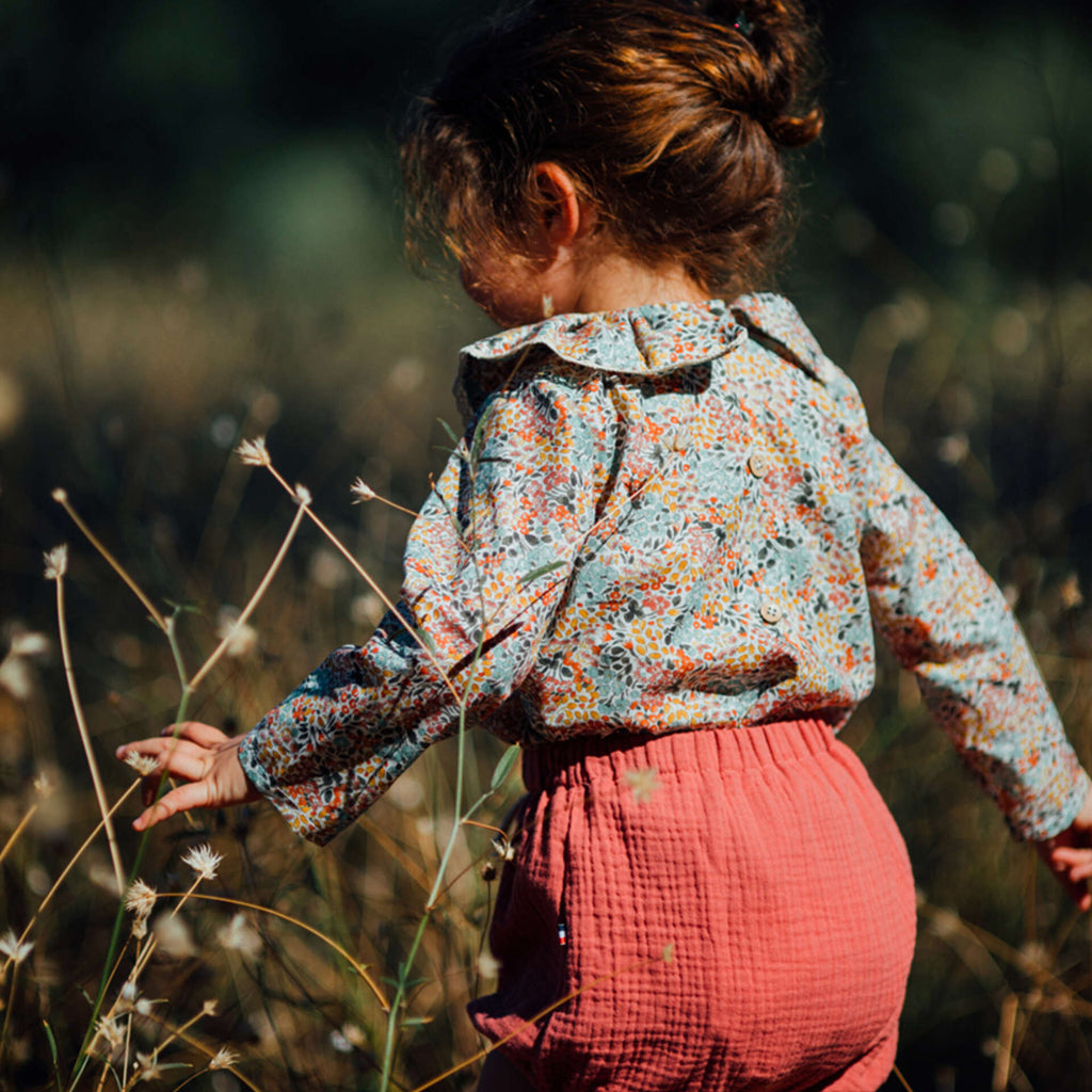 Bloomer bébé double gaze RHUBARBE