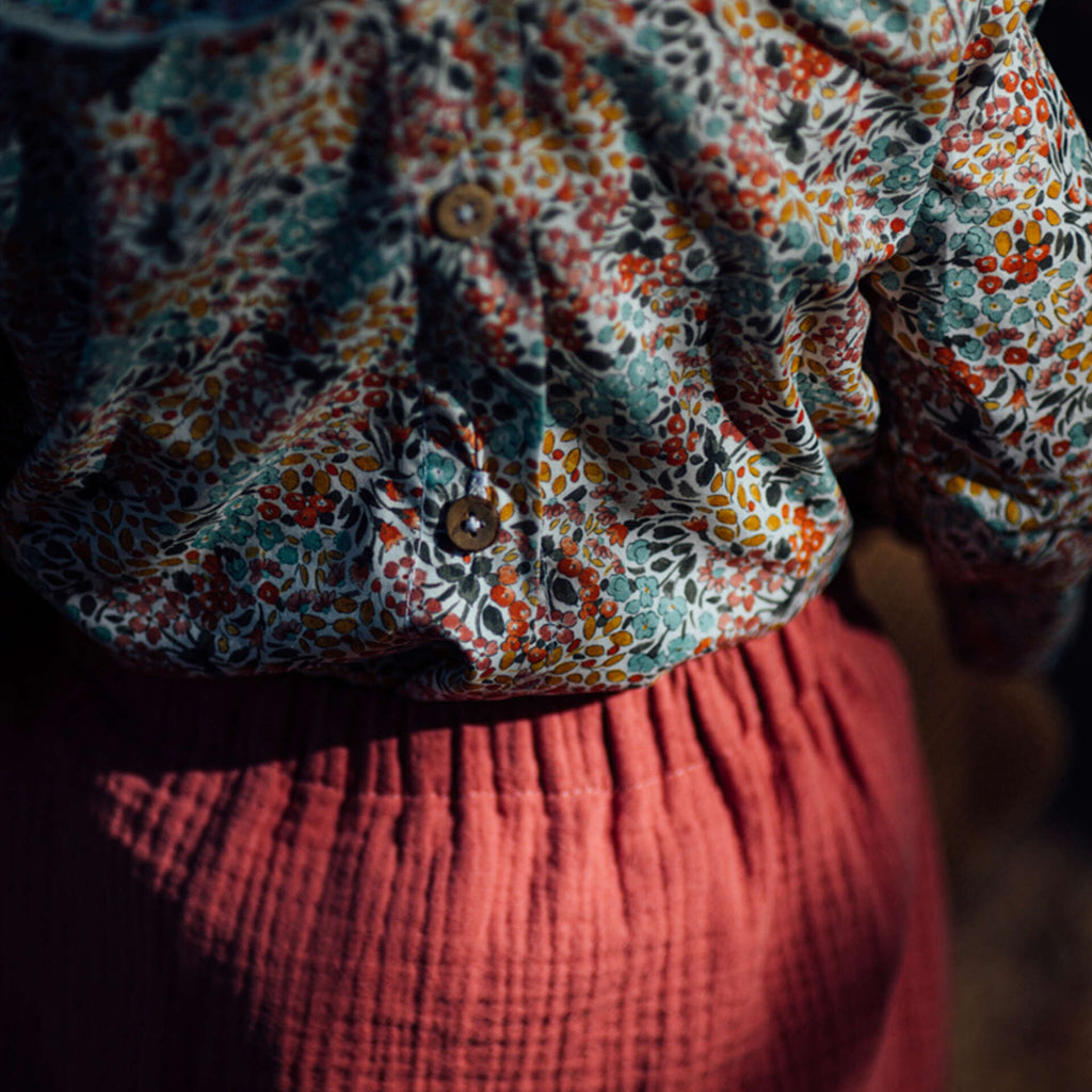 Blouse fille fleuri LAURIER