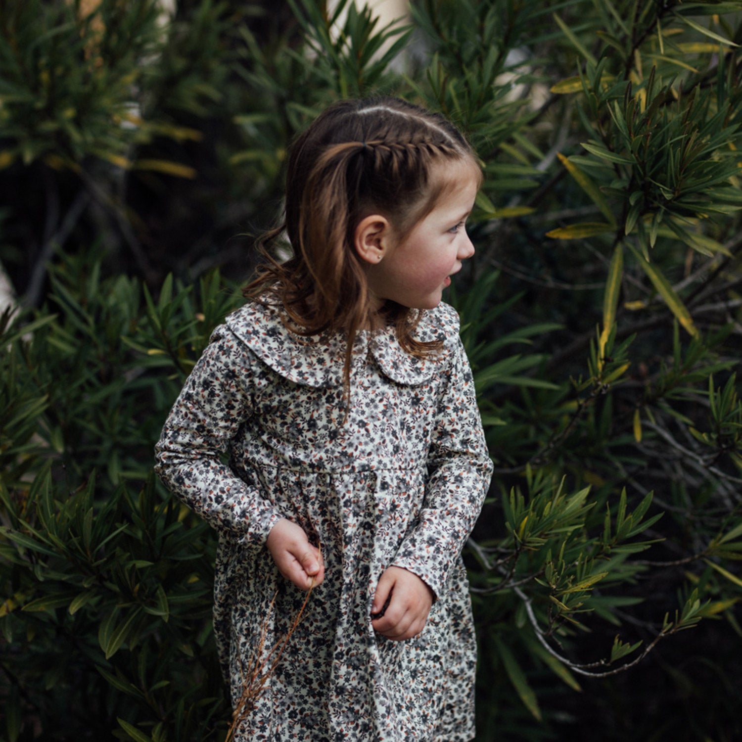 Robe fleuri enfant LAVANDE