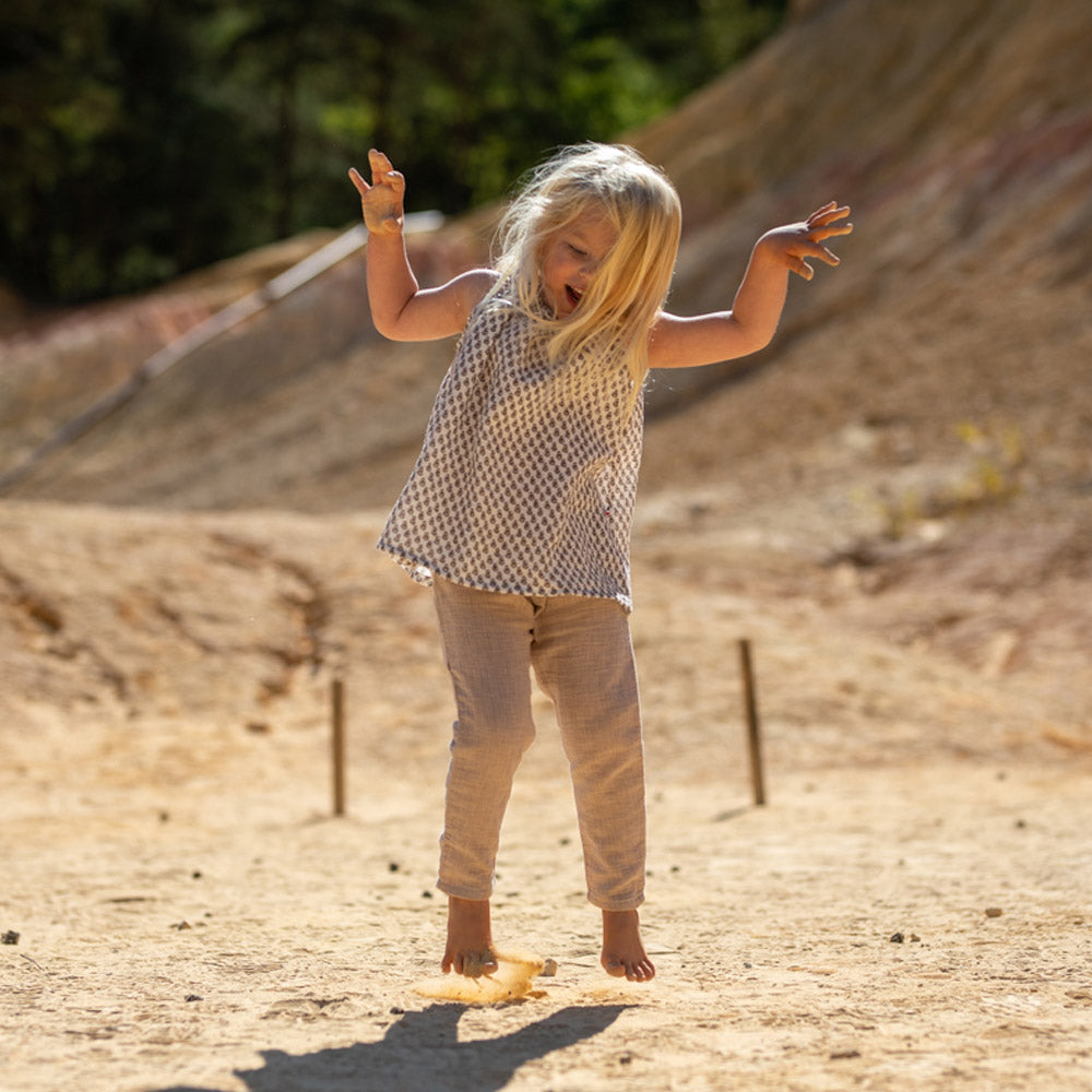 Pantalon enfant double gaze de coton GOTS