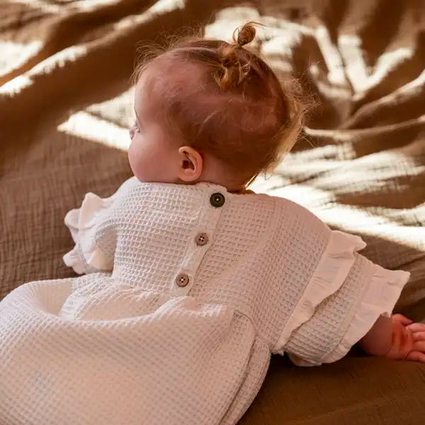 Barboteuse bébé nid d'abeille JONC