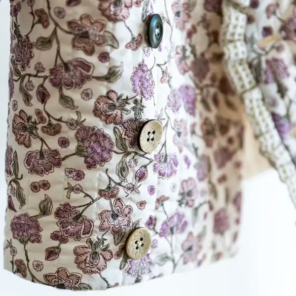 Veste bébé en coton bio SAULE