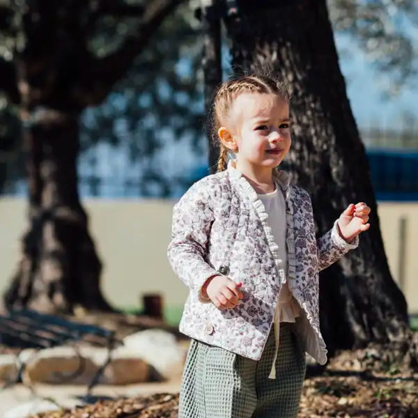 Veste bébé en coton bio SAULE