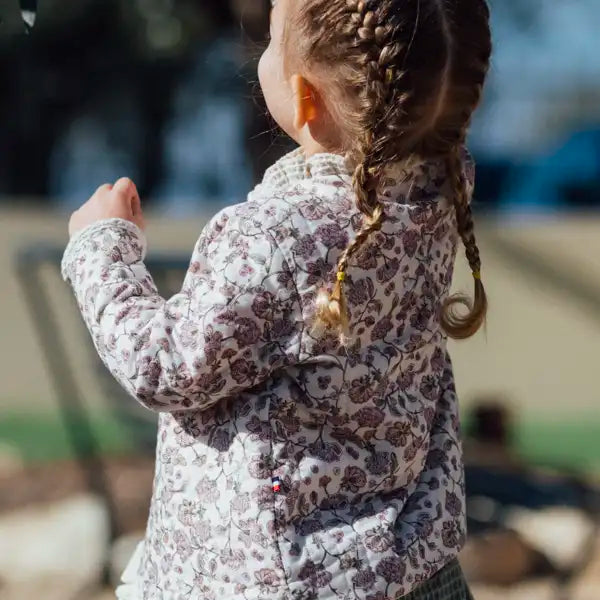 Veste bébé en coton bio SAULE