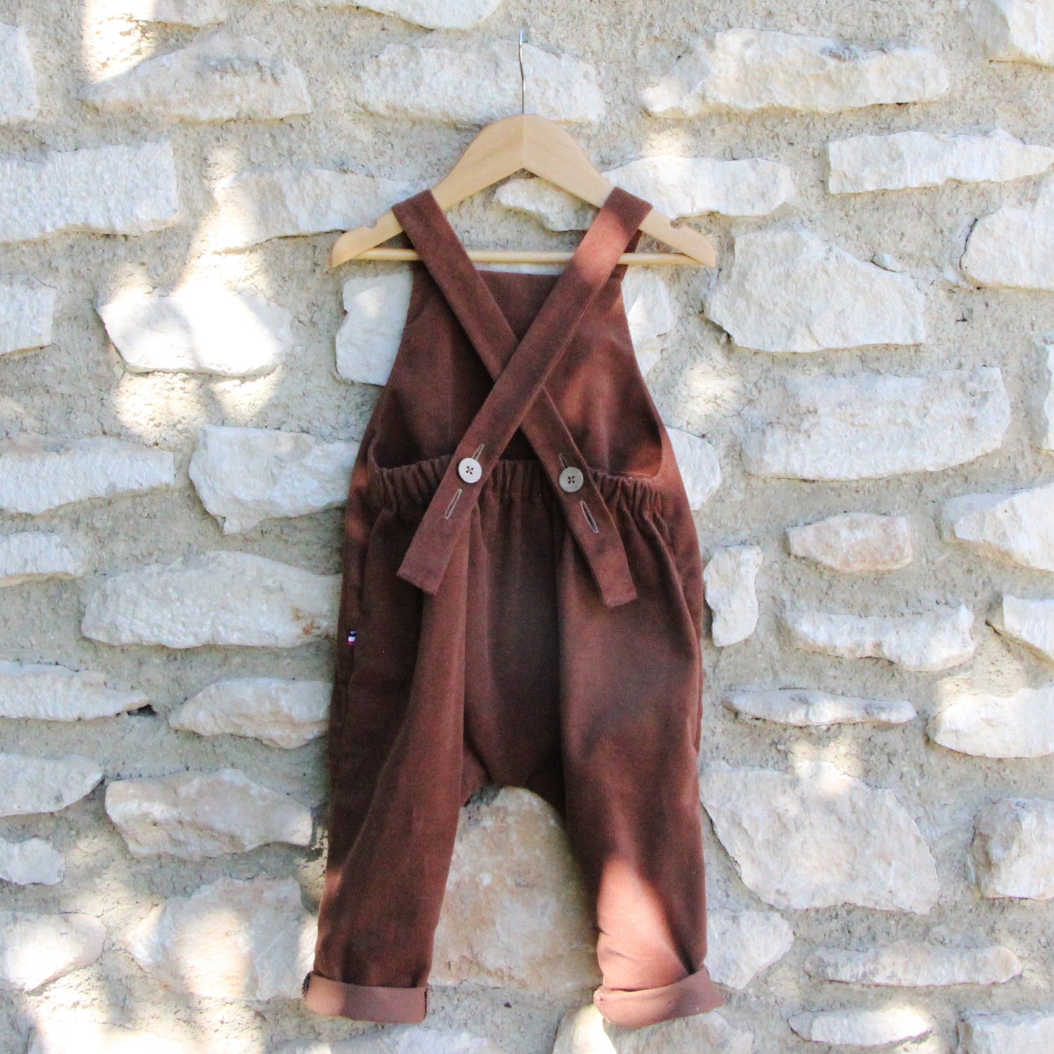 Salopette enfant velours OLIVIER