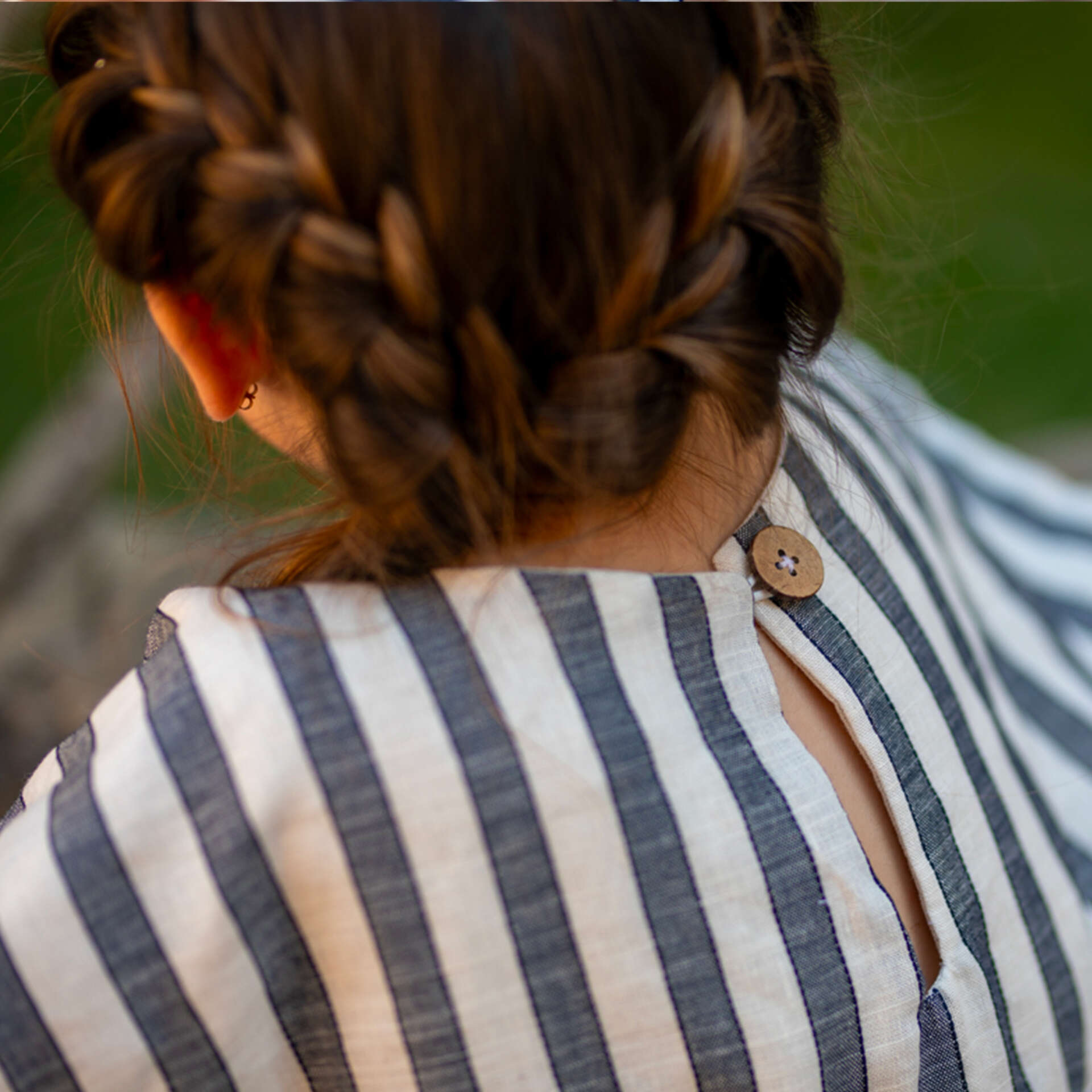 Robe fille rayures GARDENIA