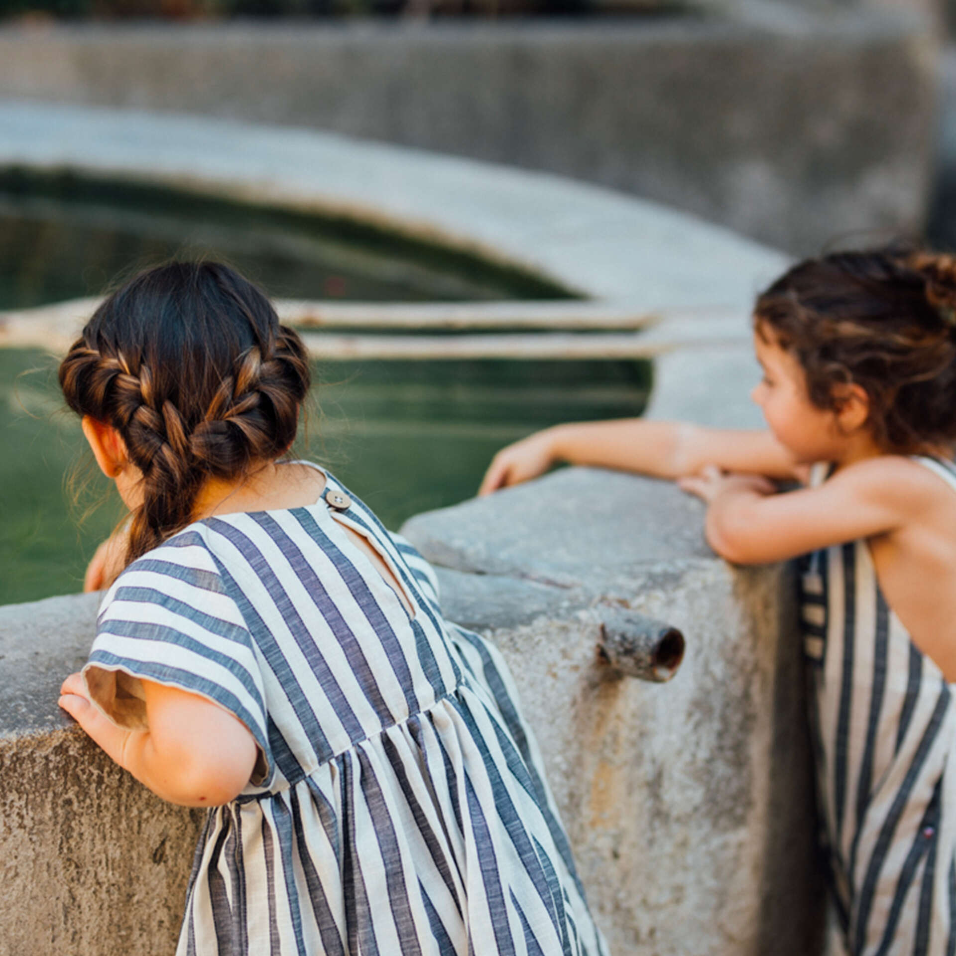 Robe fille rayures GARDENIA