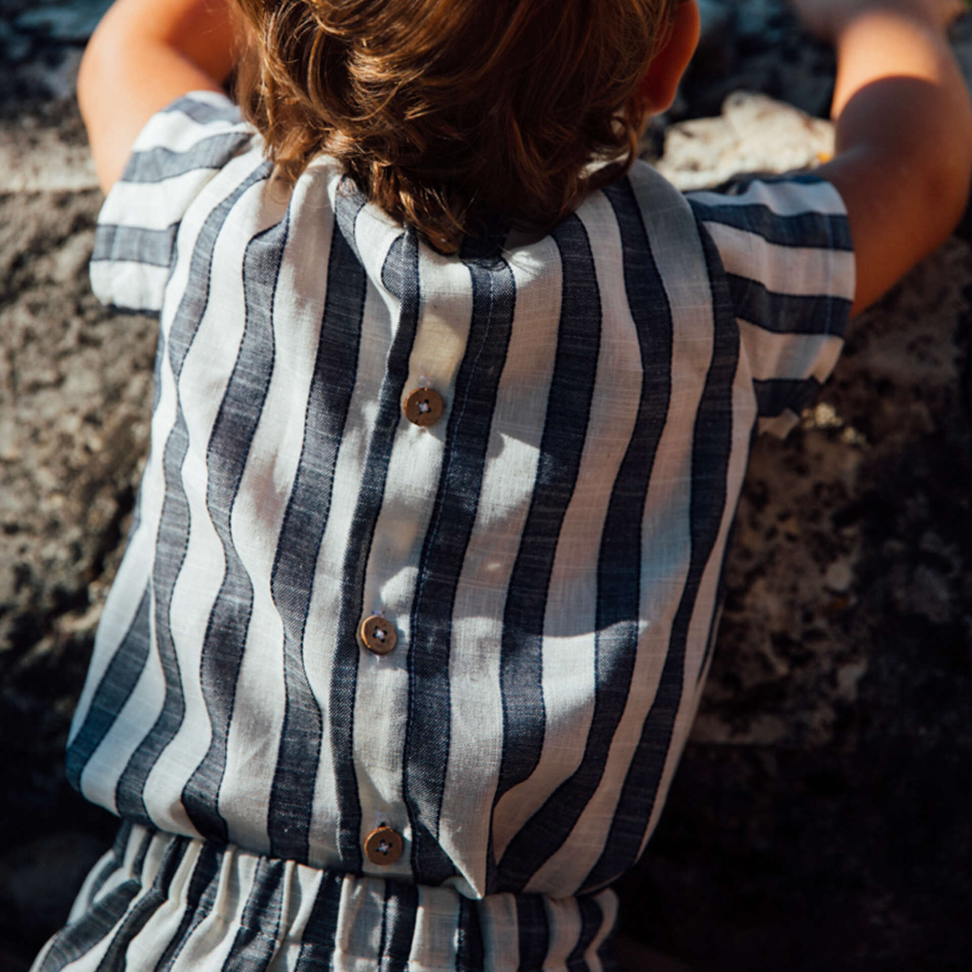 Tshirt enfant rayures BASILIC