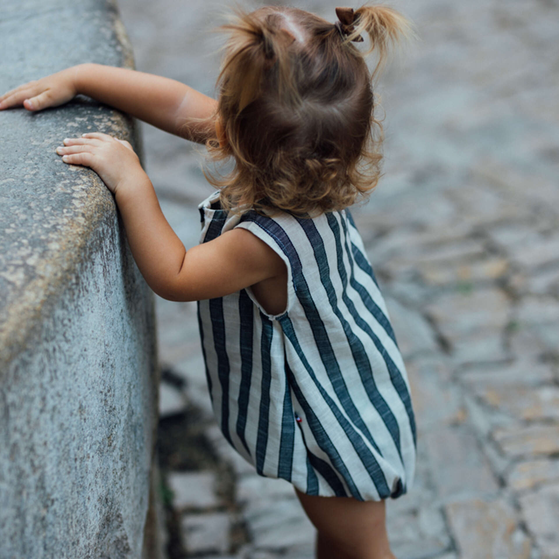 Barboteuse bébé rayures JASMIN