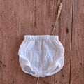 Bloomer bébé double gaze ROMARIN - Double gaze plumetis lait