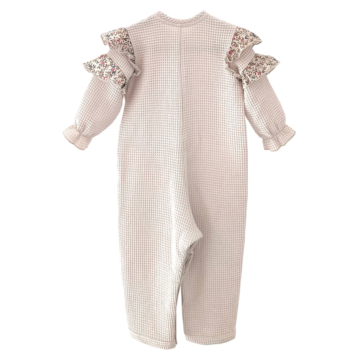 Combinaison bébé nid d'abeille écru ORPIN