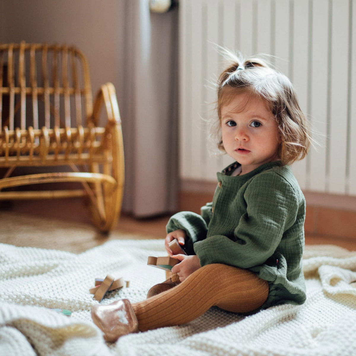 Epiko Barboteuse bébé double gaze THYM Mode durable made in france et europe