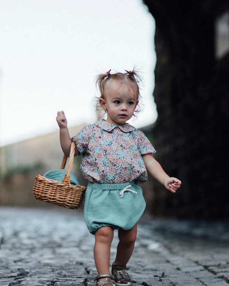 Epiko Bloomer Bloomer bébé en coton bio ROMARIN Mode durable made in france et europe