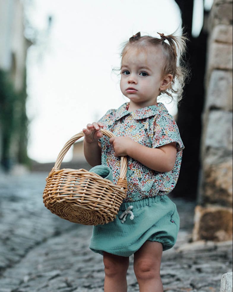 Epiko Bloomer Bloomer bébé en coton bio ROMARIN Mode durable made in france et europe