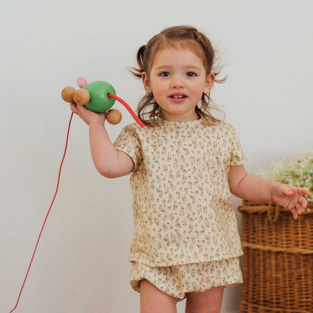 Epiko Bloomer Bloomer bébé fleuri oeillet ROMARIN Mode durable made in france et europe