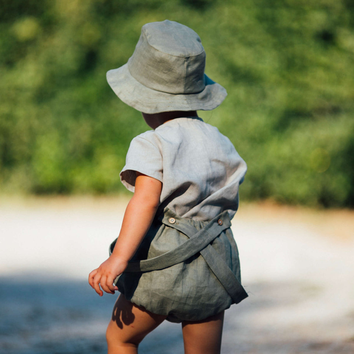 Epiko Bob Bob bébé lin olive TOURNESOL Mode durable made in france et europe