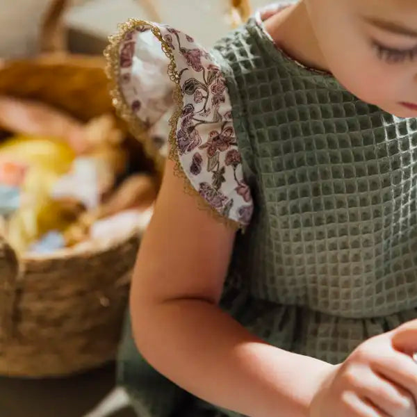 Epiko Combinaison Combi bébé nid d'abeille ONAGRE Mode durable made in france et europe