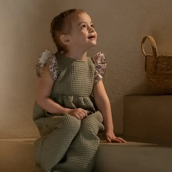 Epiko Combinaison Combi bébé nid d'abeille ONAGRE Mode durable made in france et europe