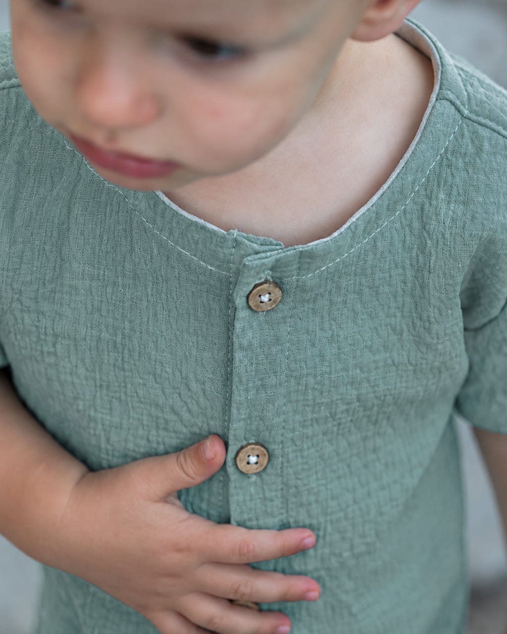 Epiko Combinaison Combinaison bébé en coton bio ORANGER Mode durable made in france et europe