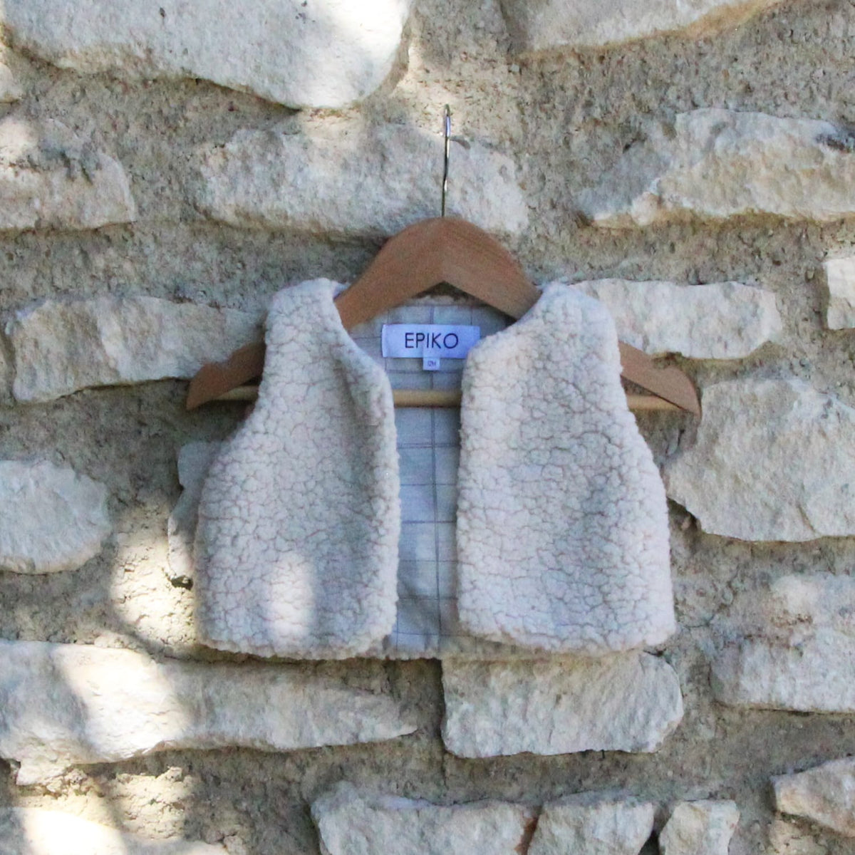 Epiko Gilet sans manche enfant CHENE Mode durable made in france et europe