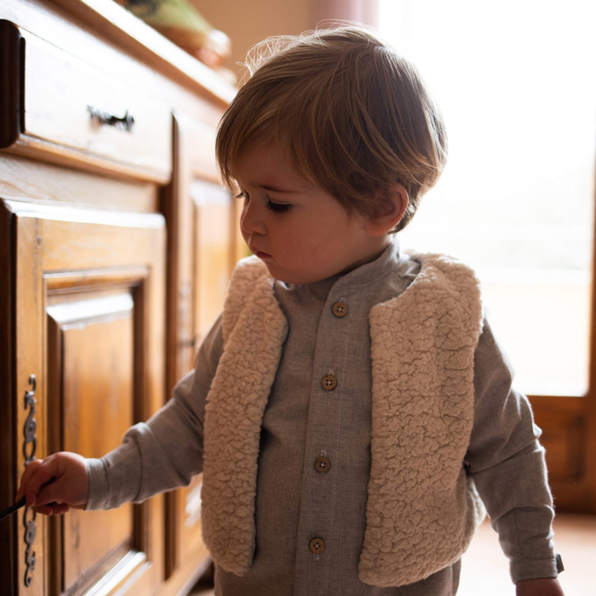 Epiko Gilet sans manche enfant CHENE Mode durable made in france et europe