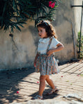 Jupe cérémonie fleuri fille VALERIANE