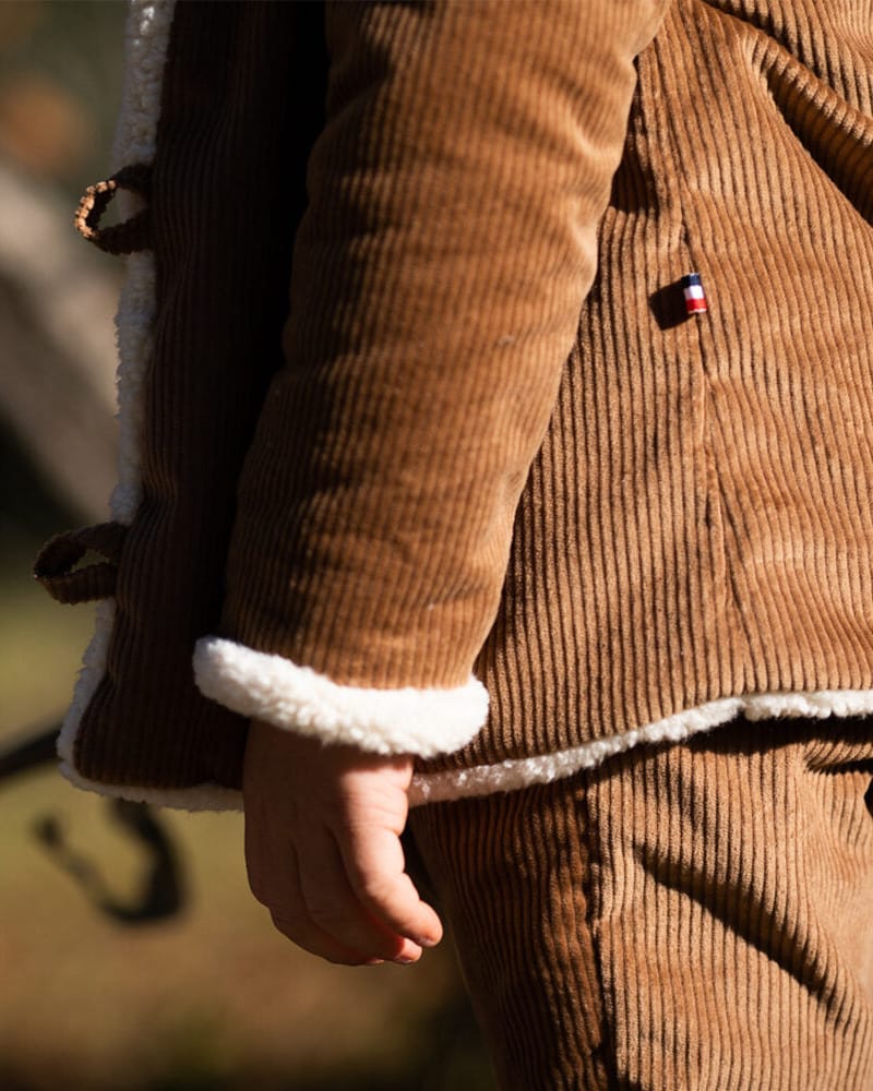 Epiko Manteau Manteau enfant CHATAIGNIER Mode durable made in france et europe