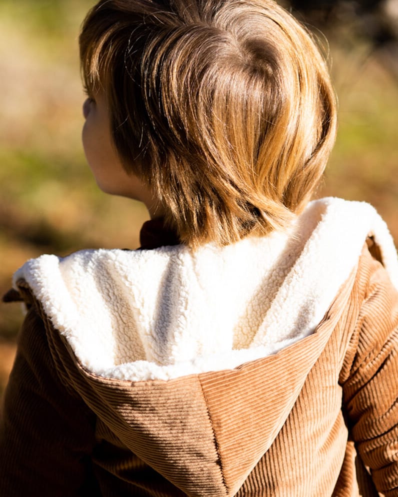 Epiko Manteau Manteau enfant CHATAIGNIER Mode durable made in france et europe