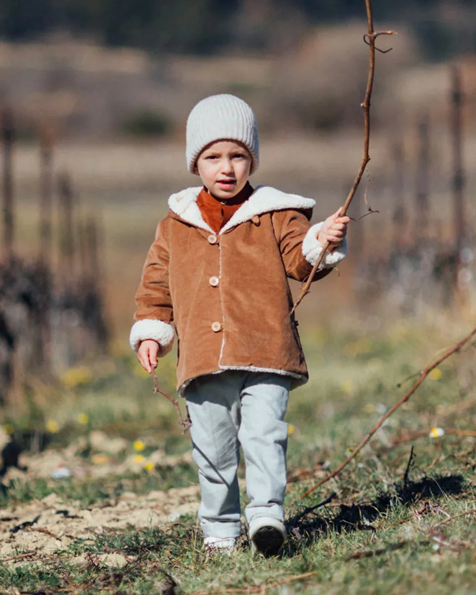 Epiko Manteau Manteau enfant CHATAIGNIER Mode durable made in france et europe
