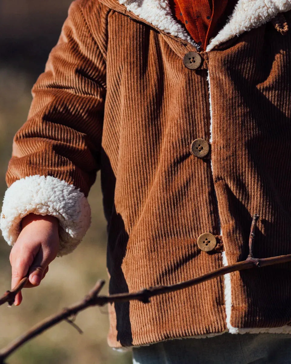 Epiko Manteau Manteau enfant CHATAIGNIER Mode durable made in france et europe