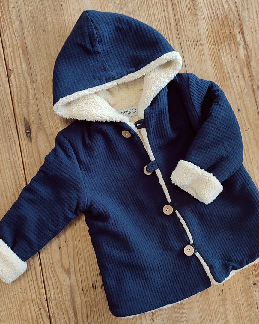Epiko Manteau Manteau enfant CHATAIGNIER Mode durable made in france et europe