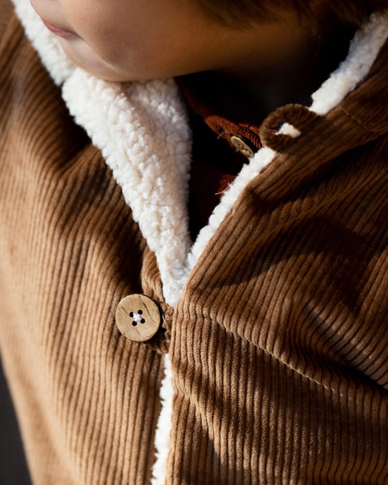 Epiko Manteau Manteau enfant CHATAIGNIER Mode durable made in france et europe