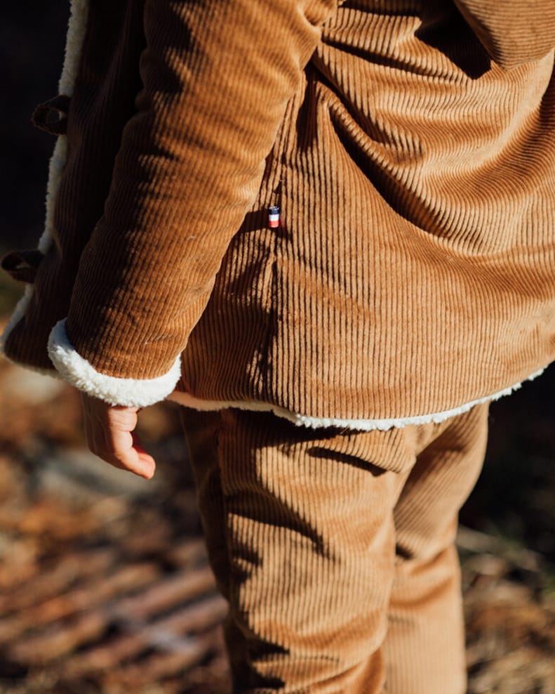 Epiko Pantalon Pantalon enfant velours côtelé ARBOUSIER Mode durable made in france et europe