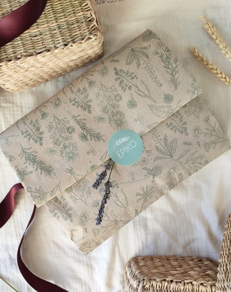 Epiko Pochette cadeau éco-responsable Mode durable made in france et europe