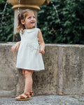 Robe cérémonie enfant plumetis AUBEPINE