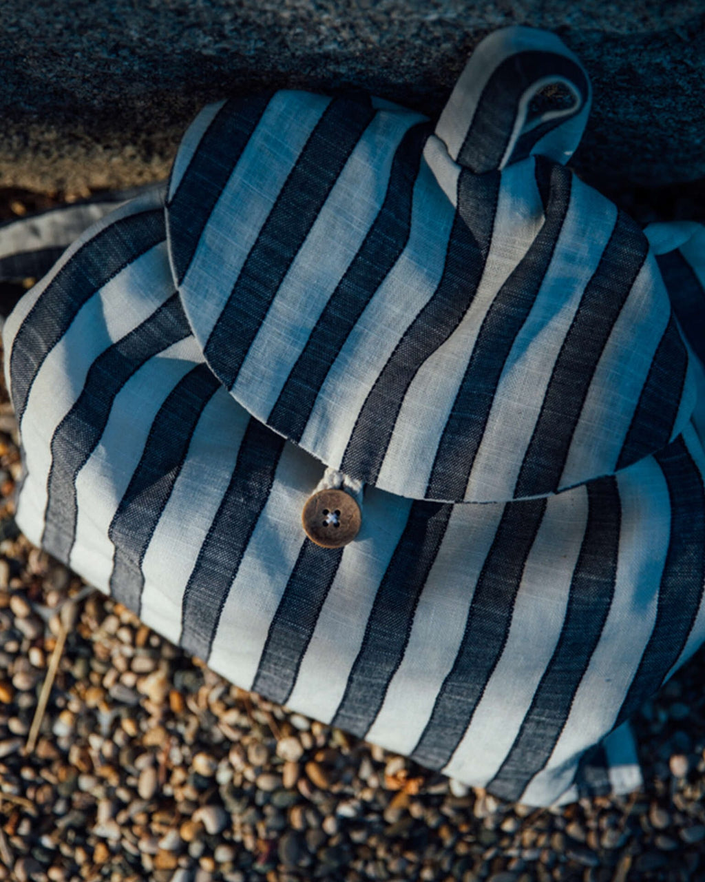 Epiko Sac à dos Sac à dos enfant en lin rayures GENET Mode durable made in france et europe