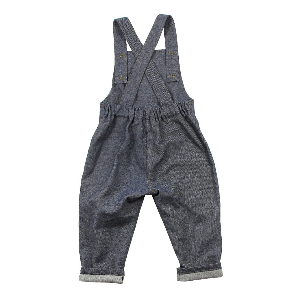 Epiko Salopette Salopette bébé jeans REGLISSE Mode durable made in france et europe